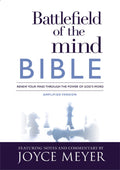 Battlefield of the Mind Bible: Renew Your Mind Through the Power of Gods Word
