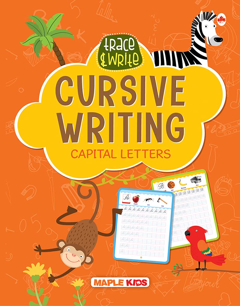 Cursive Writing Book  Capital Letters (Practice)  Learn and Practice  Handwriting Practice Books  Writing Book for Toddlers,