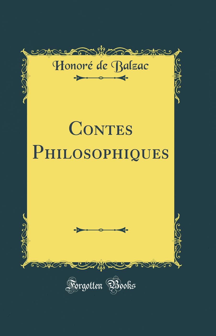 Contes Philosophiques (Classic Reprint)