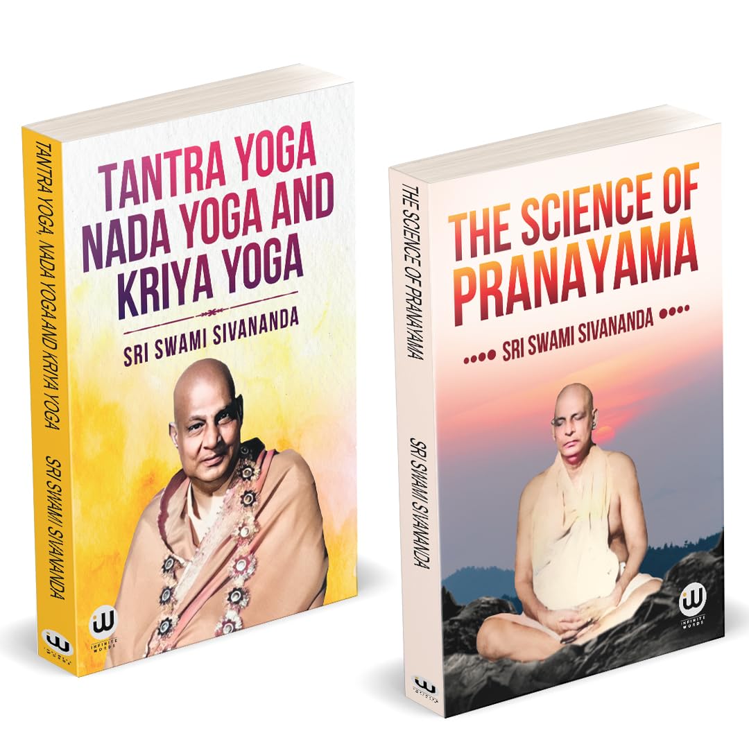 Tantra Yoga Nada Yoga And Kriya Yoga | The Science Of Pranayama | Sri Swami Sivananda | English Paperback Books | Combo Pack Gif