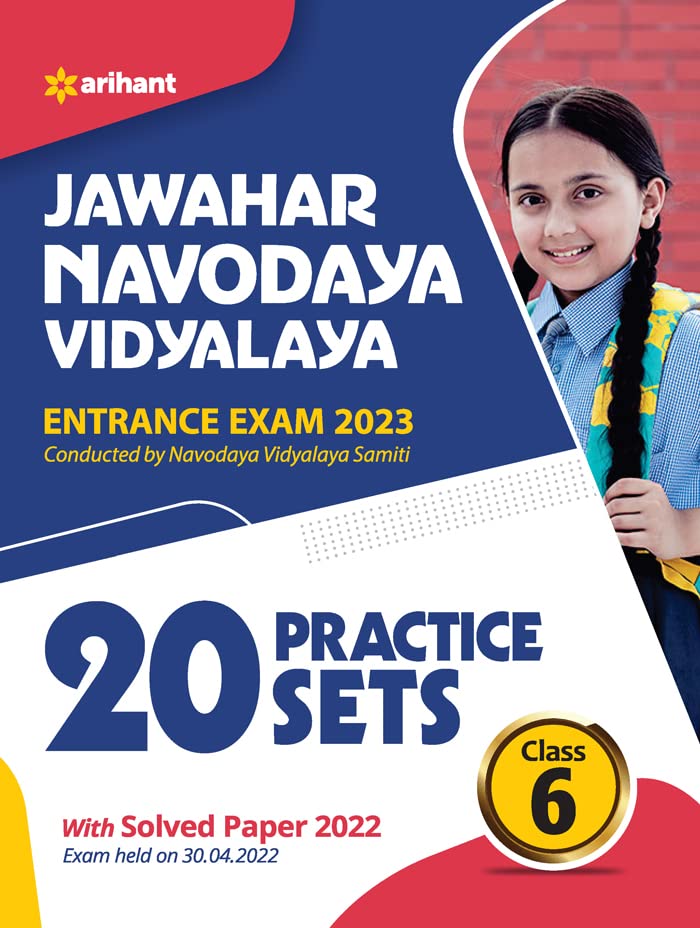 20 Practice Sets Jawahar Navodaya Vidyalaya Class 6 Exam 2023 (Old Edition)