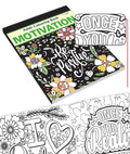 Motivation  Adult Colouring Book : Calming art coloring book, Adult and kids coloring fun, Art Colouring book for Adults & Kids