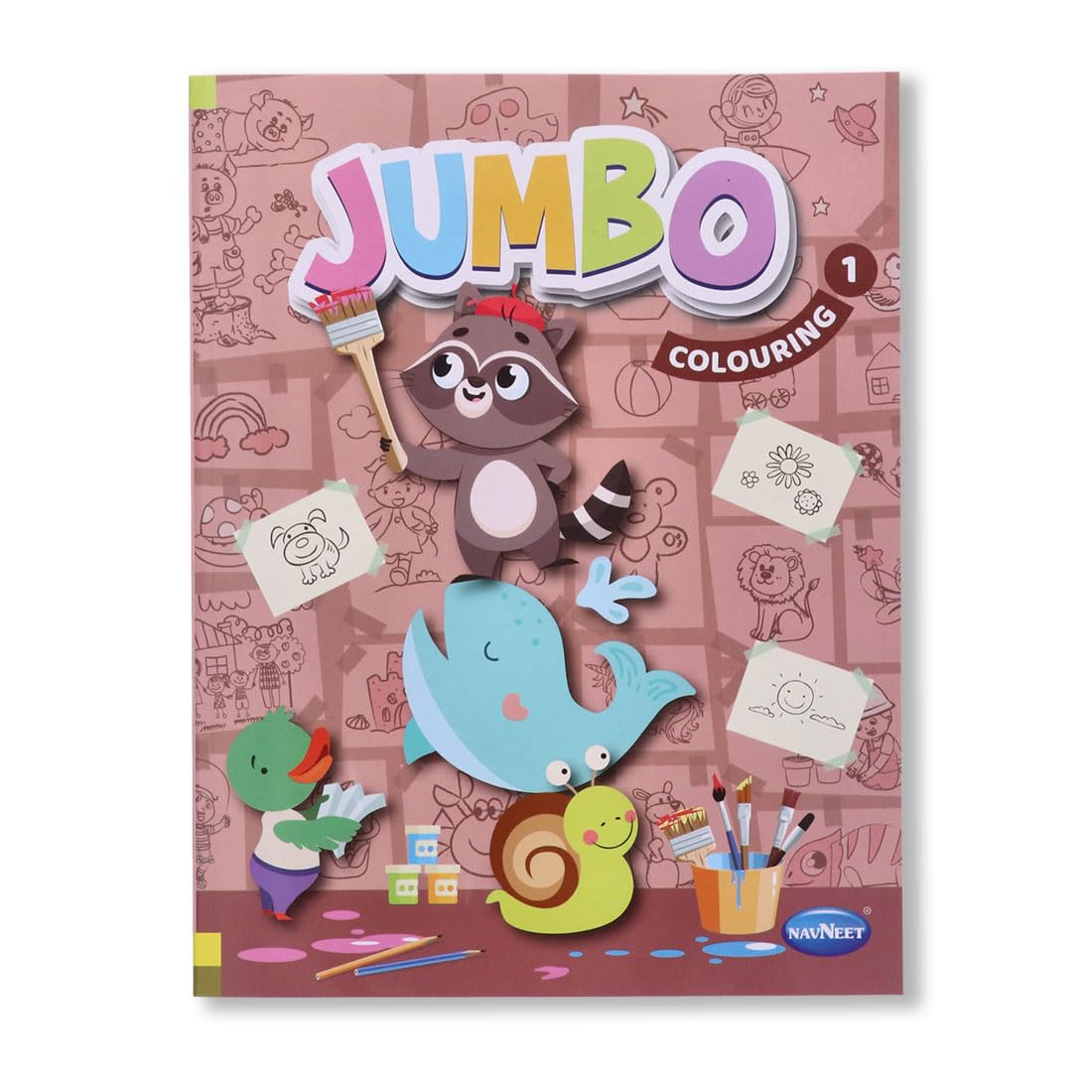 Navneet Jumbo Colouring Book 1