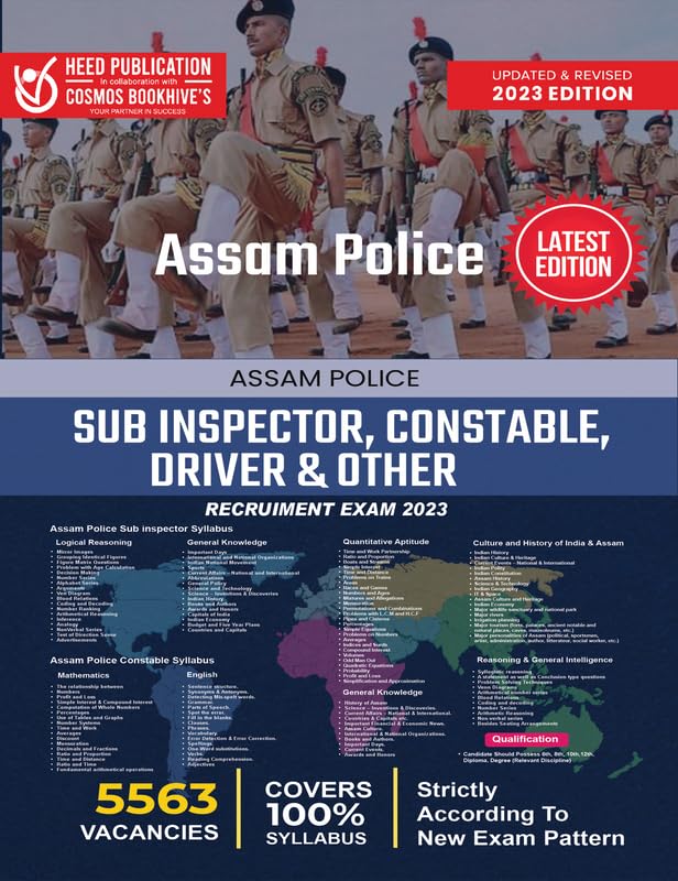 Assam Police Sub Inspector, Constable, Driver