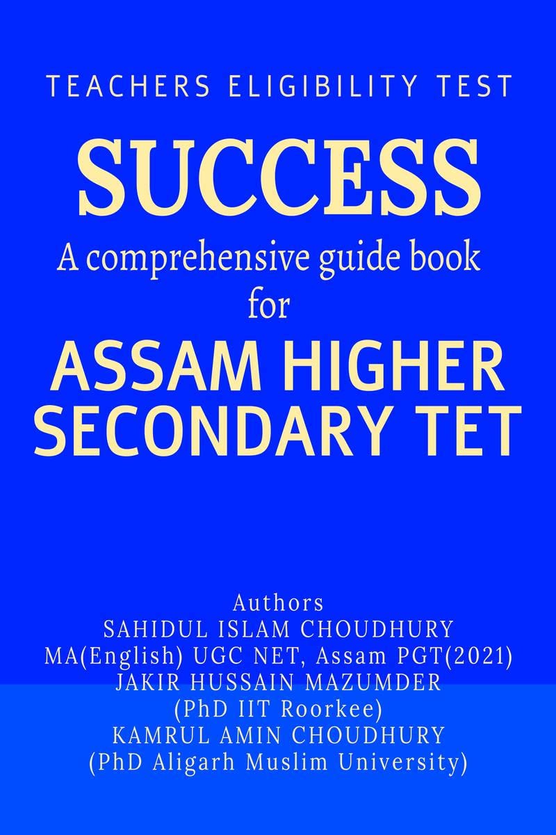 SUCCESS A COMPREHENSIVE GUIDE BOOK FOR ASSAM HIGHER SECONDARY TET