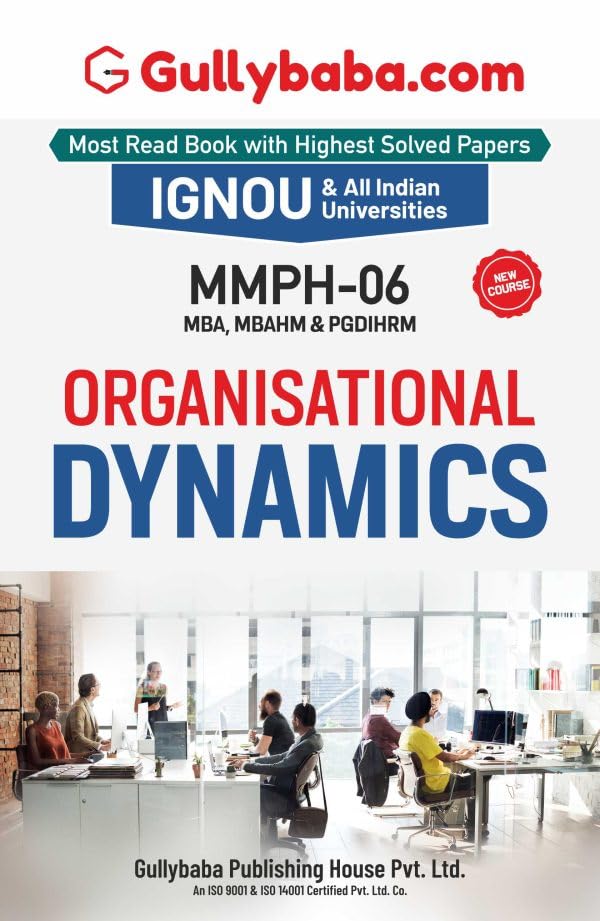 Gullybaba IGNOU MBAHM 4th Sem MMPH06 Organisational Dynamics in English