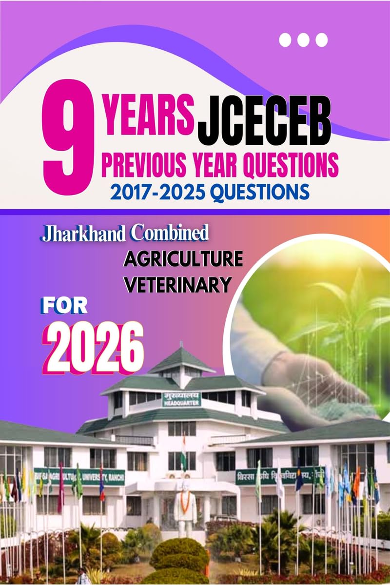 9 Years JCECEB Previous Year Questions 20172025 Questions
