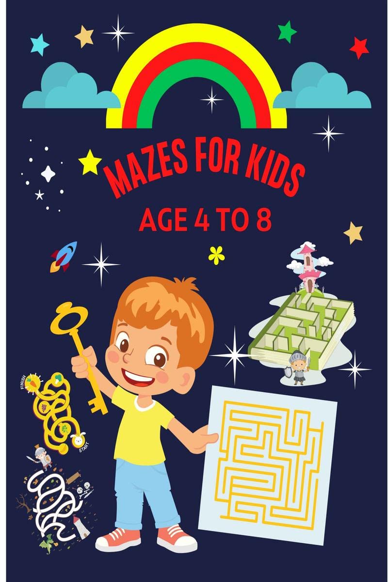 Mazes For Kids Age 48 : Brain Quest Mazes For Preschoolers | Visual Tracking Workbook | Activity Book For Children Ages 46, 6