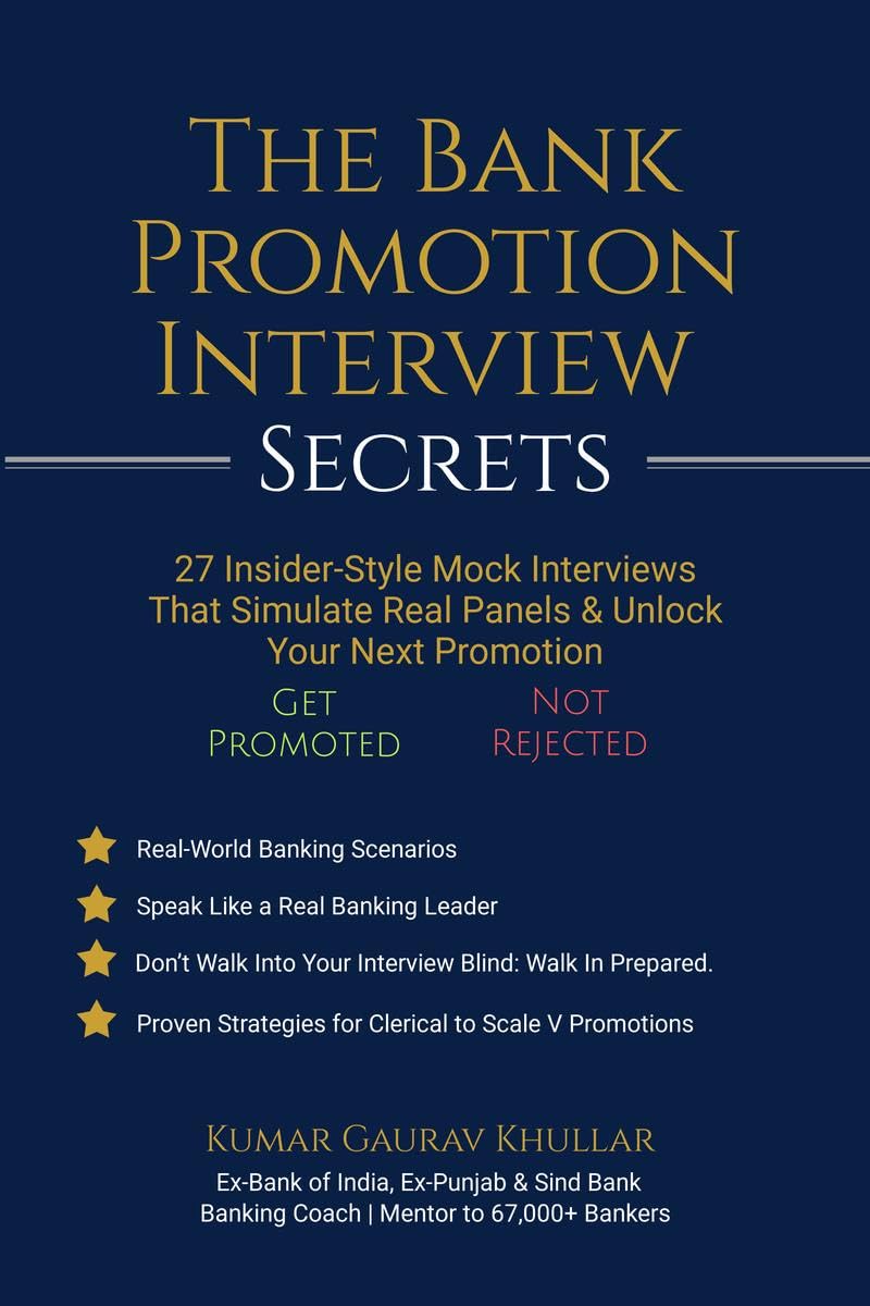The Bank Promotion Interview Secrets: 27 InsiderStyle Mock Interviews That Simulate Real Panels & Unlock Your Next Promotion