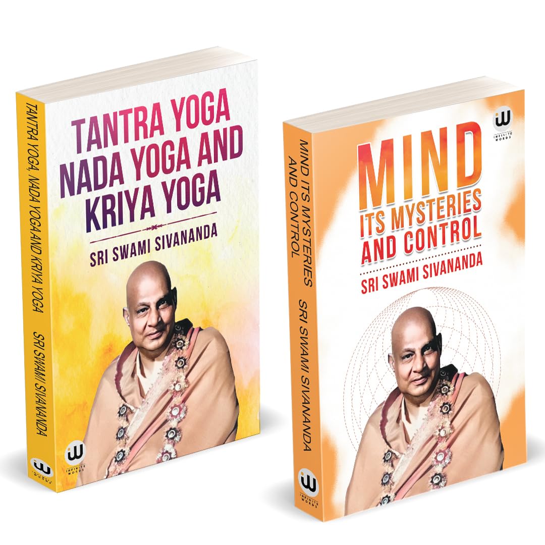 Tantra Yoga Nada Yoga And Kriya Yoga | Mind : Its Mysteries And Control | Sri Swami Sivananda | English Paperback Books | Combo 