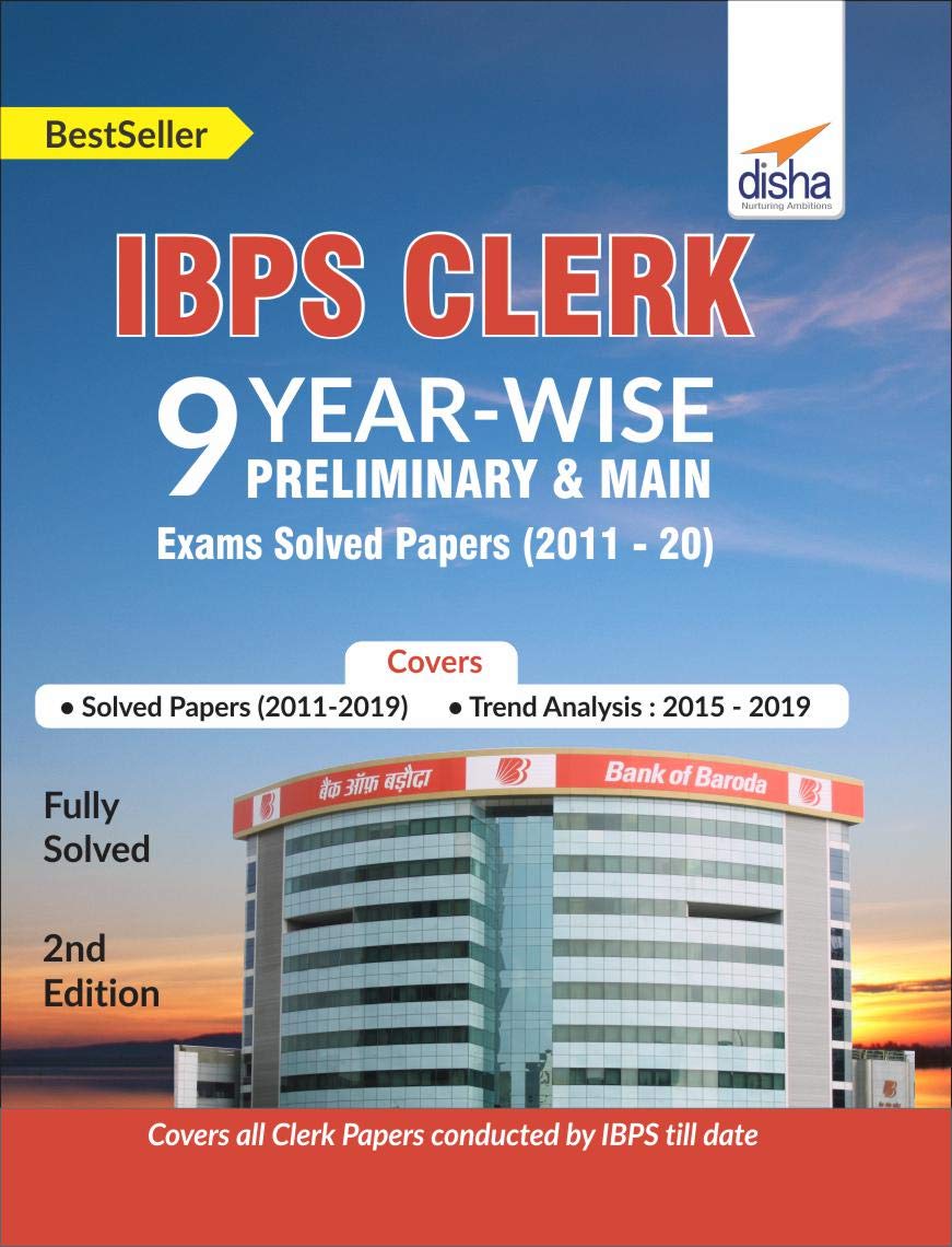 Ibps Clerk 9 YearWise Preliminary & Main Exams Solved Papers (201120)
