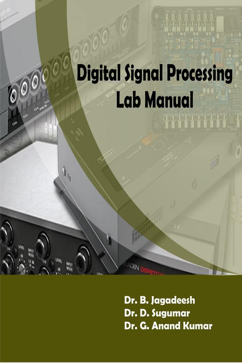 Digital Signal Processing Lab Manual
