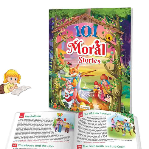 101 Moral Stories (Ages 312) (Paperback) : Educational fun learning picture storybook, Learning books for preschoolers, Bedtime