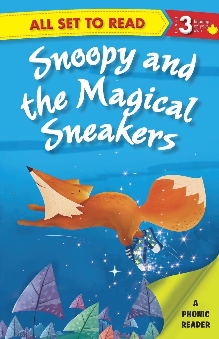 All set to Read A Phonic Reader Snoopy and the Magical Sneakers Readers for kids