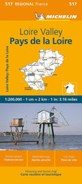 Pays De La Loire  Michelin Regional Map 517
