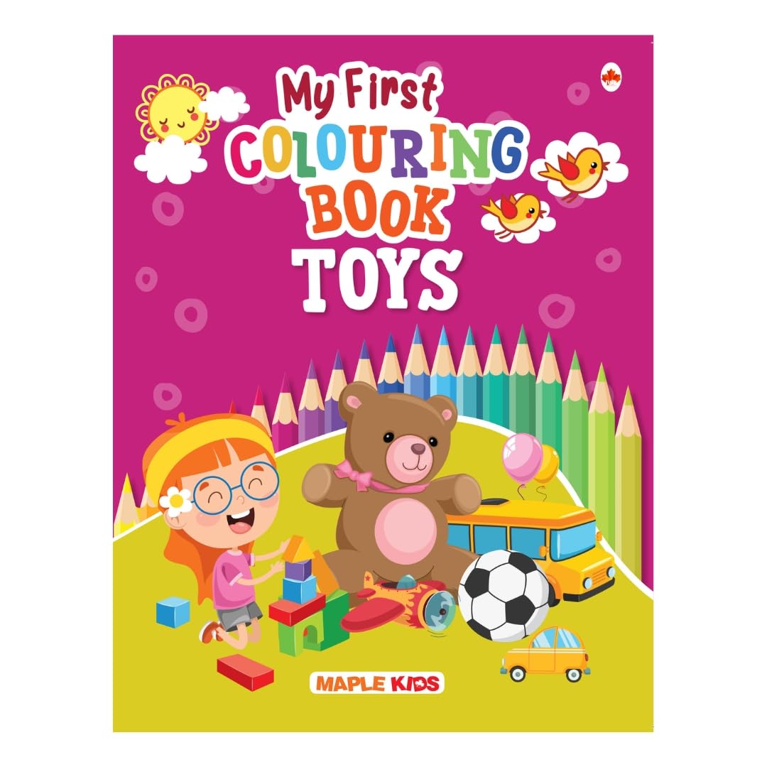Colouring Book  Toys  Crayons Colour  Colouring Activity Book For Kids  Gift To Children For Painting, Drawing And Colouring