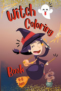 Little Witch Coloring Book : Including 25 Illustration Pages Of Lovely Witches In Kawaii Style For Kids