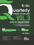 Quarterly Current Affairs 2022 Vol. 3 July To September For Competitive Exams With Video Ecourse 6Th Edition Latest Updates / Cl