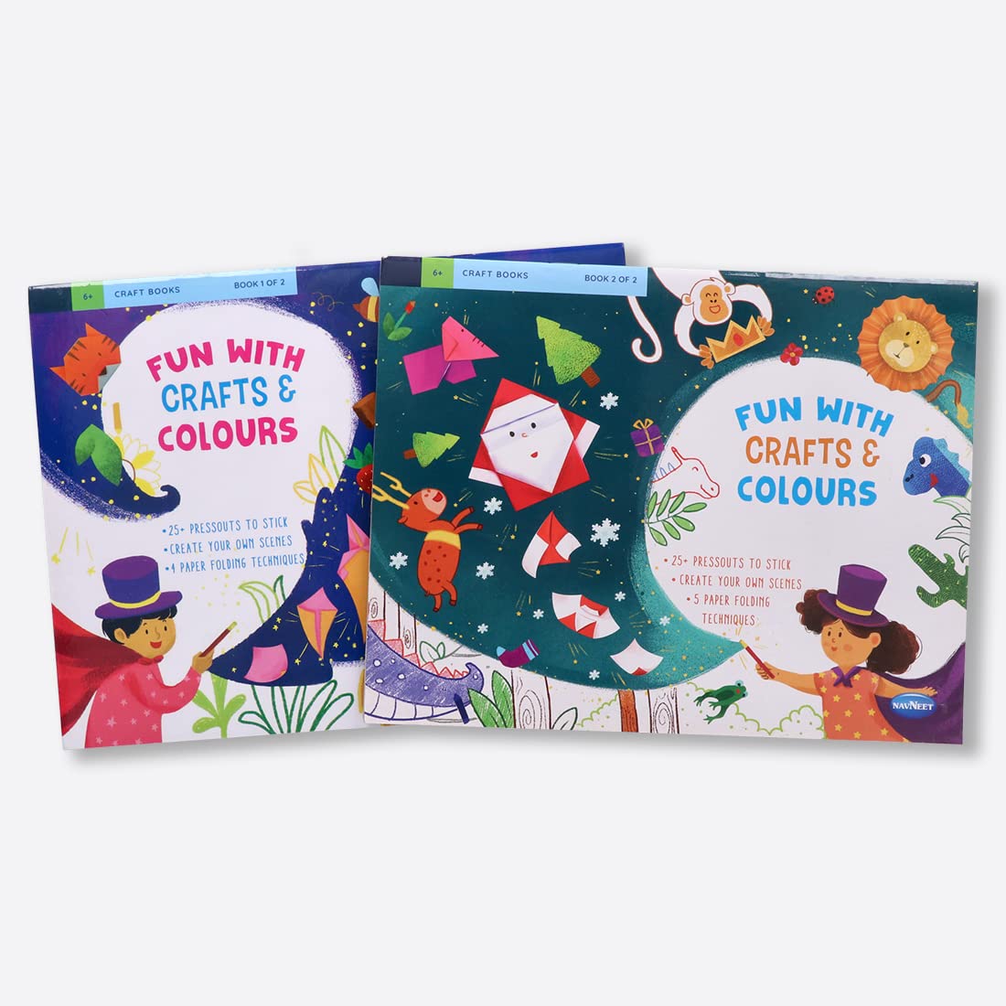 Navneet Fun With Crafts & Colours Book 1 & 2