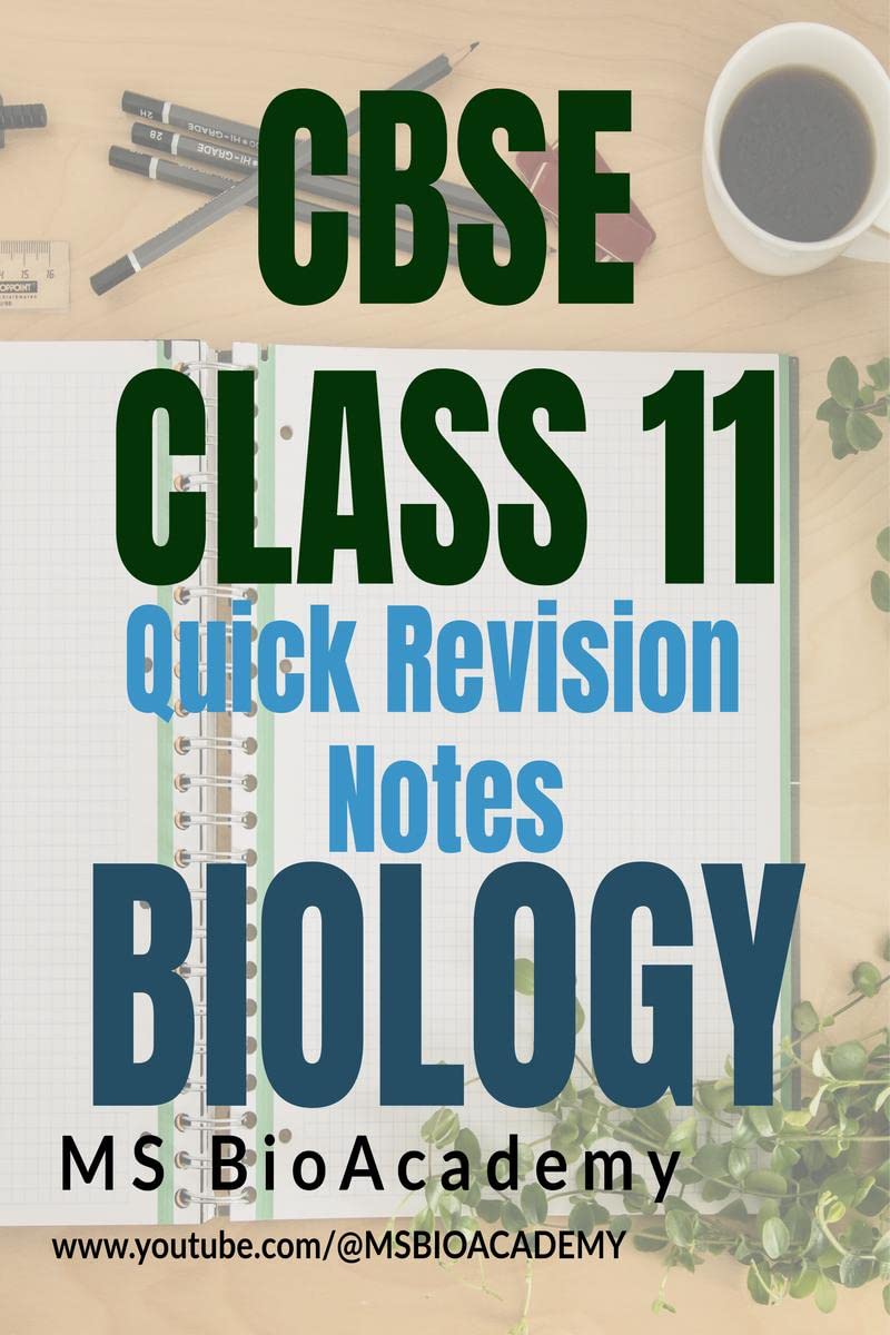 Quick Revision Notes Part I (Biology) : Quick Learning Notes for Exams NCERT Based (BonusQuestions and Answers)PART I (UNIT I