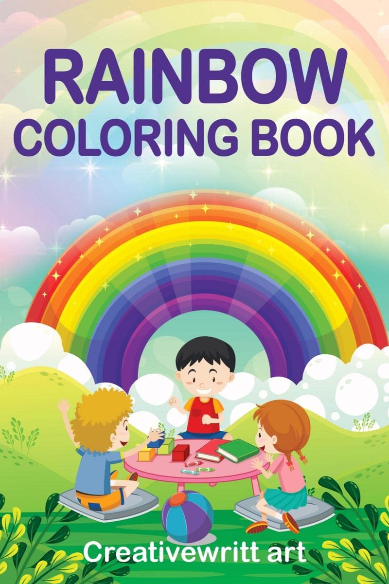 Rainbow Coloring Book : Awsome Rainbow Coloring Book For Girls