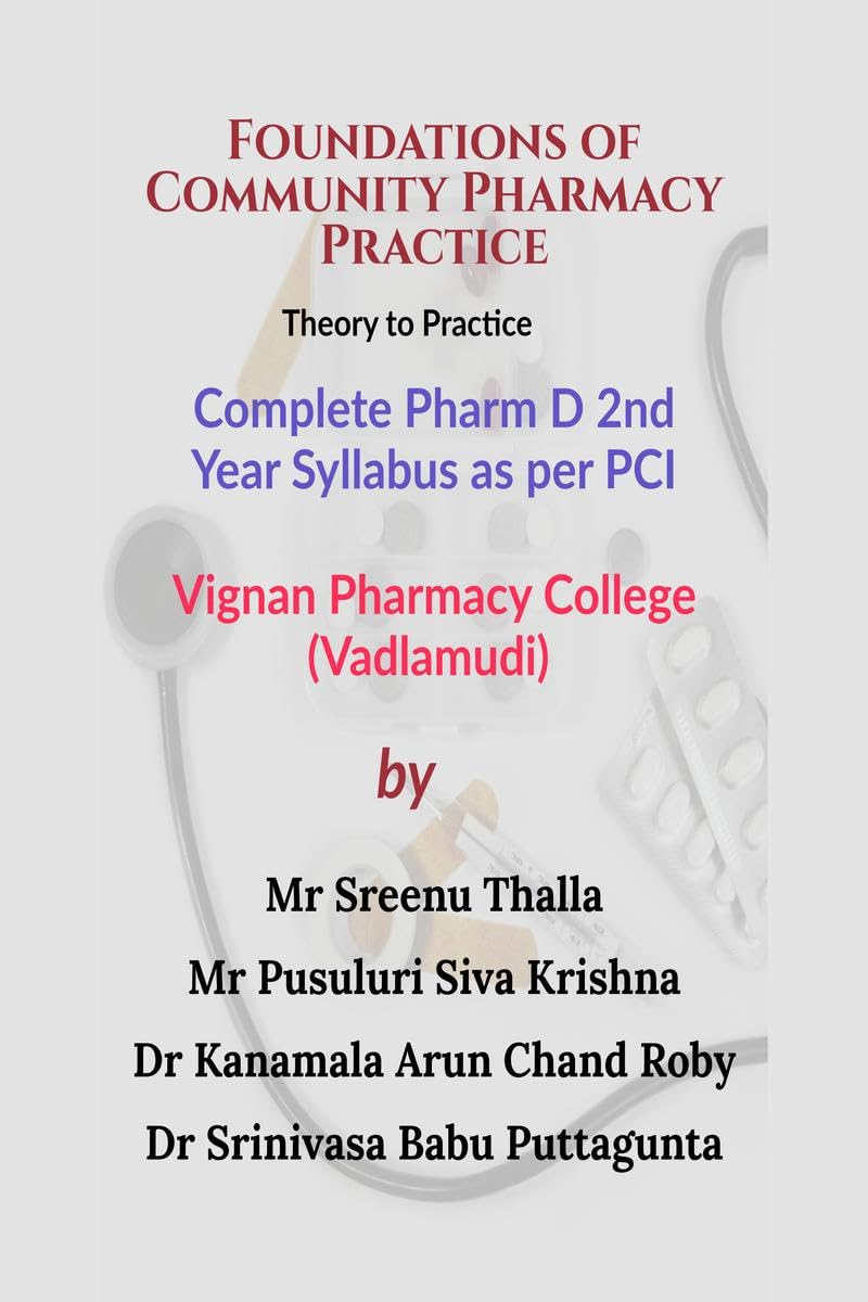 Foundations of Community Pharmacy Practice: Theory to Practice