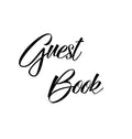 Black and White Guest Book, Weddings, Anniversary, Partys, Special Occasions, Memories, Christening, Baptism, Visitors Book, Gu