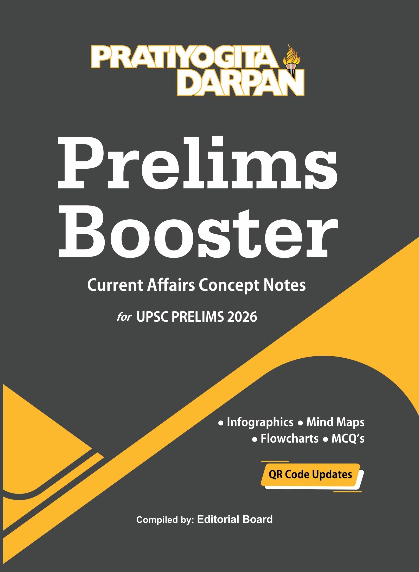 Prelims Booster English Current Affairs Concept Notes for UPSC Prelims 2026 | Infographics, Mind Maps, Flowcharts & MCQs