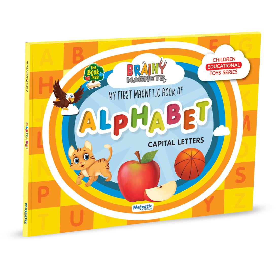 BRAINY MAGNETS MY FIRST MAGNETIC BOOK OF ALPHABET CAPITAL LETTERS | The Book Tree Books