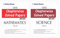 Sahitya Bhawan Cbse chapter wise solved paper class 10 combo pack Mathematics & Science book (question bank of last 10 years sol