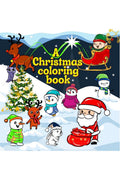 A Christmas coloring book : Cute big Christmas pictures with Santa Claus and his friends, easy to color for kids, age 3+