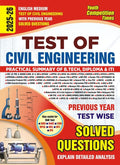 TEST Of Civil Engineering With Previous Year Solved Papers 202526 English Medium