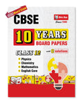 Shivdas CBSE Previous 10 Years Unsolved Board Papers for Class 12 Science Stream Physics Chemistry Mathematics English Core 2024