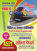 YCT English & Hindi Medium RRB JE Civil & Allied Engineering Stage_II 4521 Objective Question Chapterwise Solved Papers 2024_25