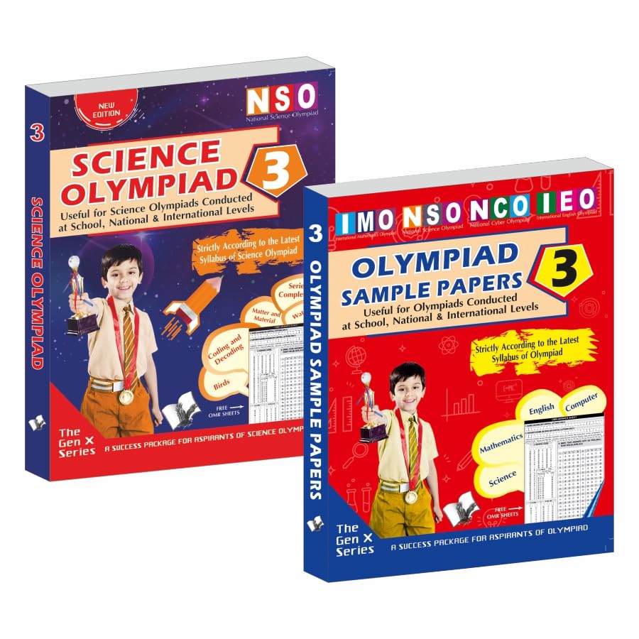National Science Olympiad  Class 3 + Olympiad Sample Paper  Class 3 With OMR Sheets