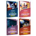 Aadhar for class 8th: Science, Mathematics, Social Science & English Combo (Set of 4) [Unknown Binding] PW