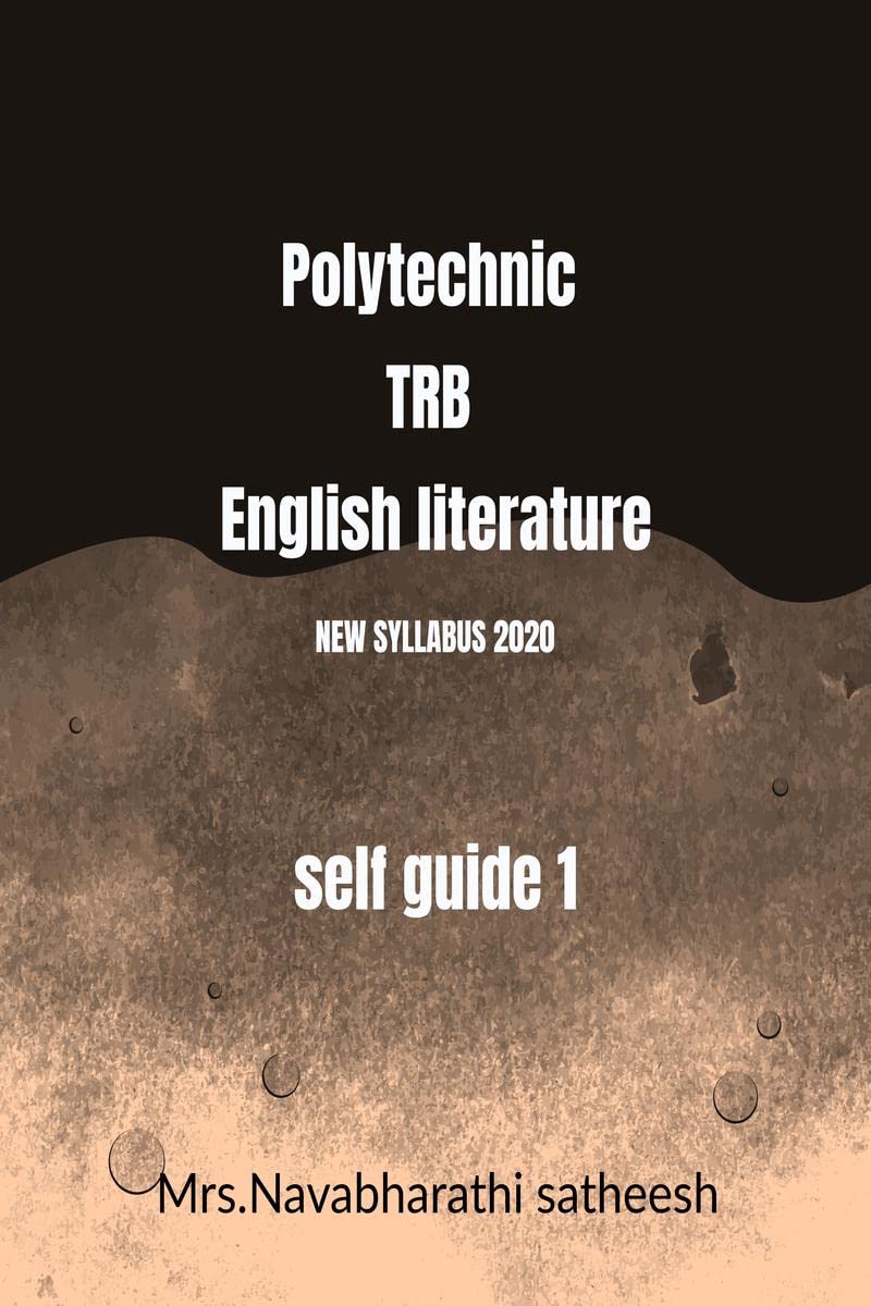 Polytechnic Trb English Li Terature Self Guide1