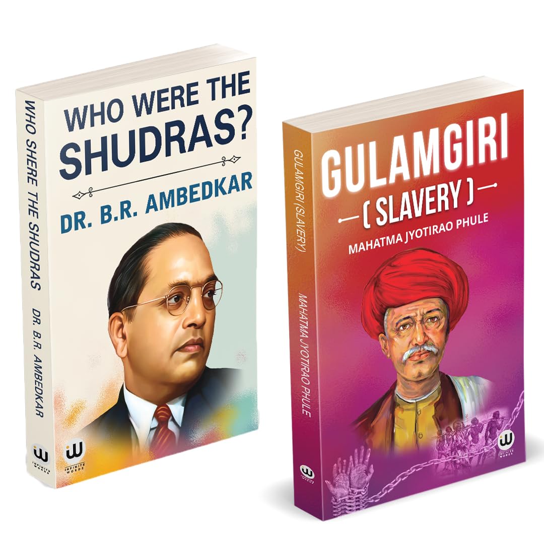 Slavery | Mahatma Jyotiba Phule | Who Were The Shudras | Dr. Br Ambedkar Books | English Books, Book | Combo Pack Gift Set | Gul