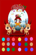 Merry Christmas Dot Maker : Christmas Dot Marker Coloring Book For Kids