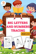 BIG LETTERS AND NUMBERS TRACING : Homeschool Preschool Learning Activities
