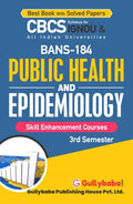 Gullybaba IGNOU 3rd Semester CBCS BAG & BA Honours (Latest Edition) BANS184 Public Health and Epidemiology In English IGNOU Hel