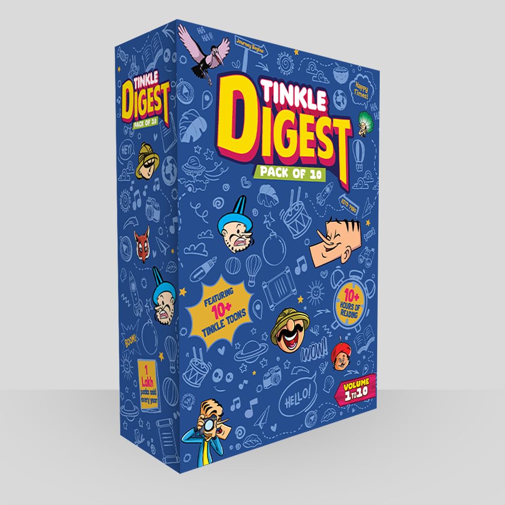 Tinkle Digest Pack of 10 (VOL01 TO VOL10)