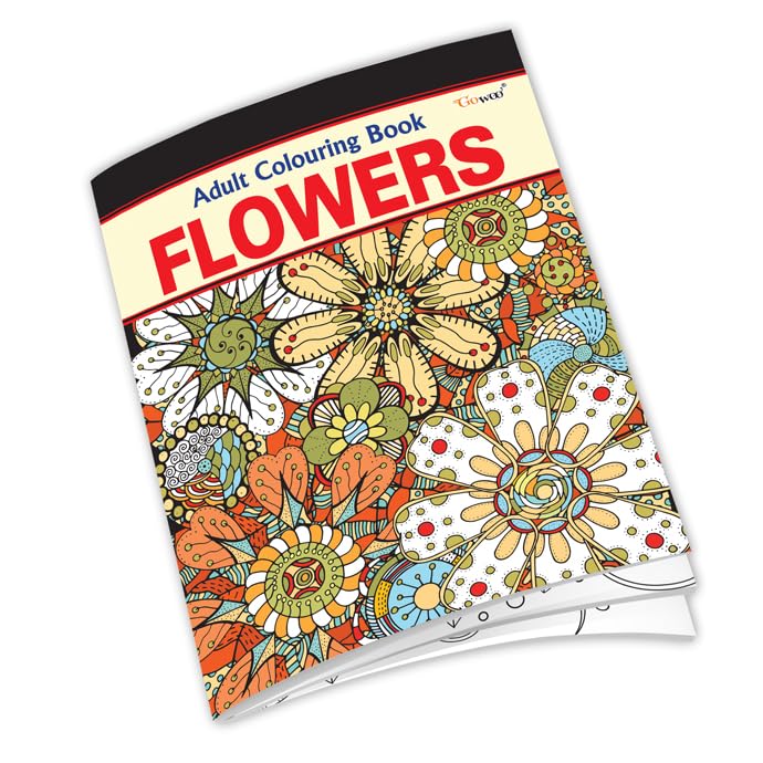 Flowers  Adult Colouring Book : Colouring book for Kids and Adults, Relaxing Art Coloring Book, Coloring book for stress relief