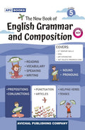 The New Book Of English Grammar And Composition Class 5  By Mukul Jha Meeta Rai, Kamaljeet Yadav, Dolly Dhawan (202425 Examina