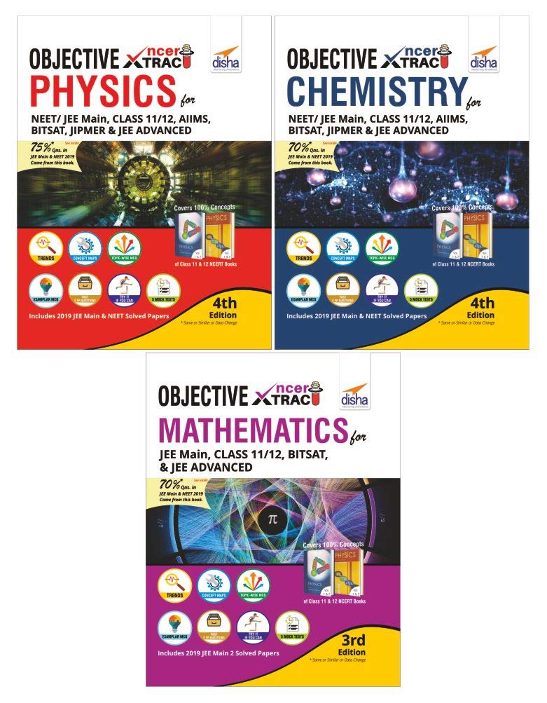 Objective NCERT Xtract Physics, Chemistry, Mathematics for JEE Main, Class 11/ 12, BITSAT, JEE Advanced 4th Edition