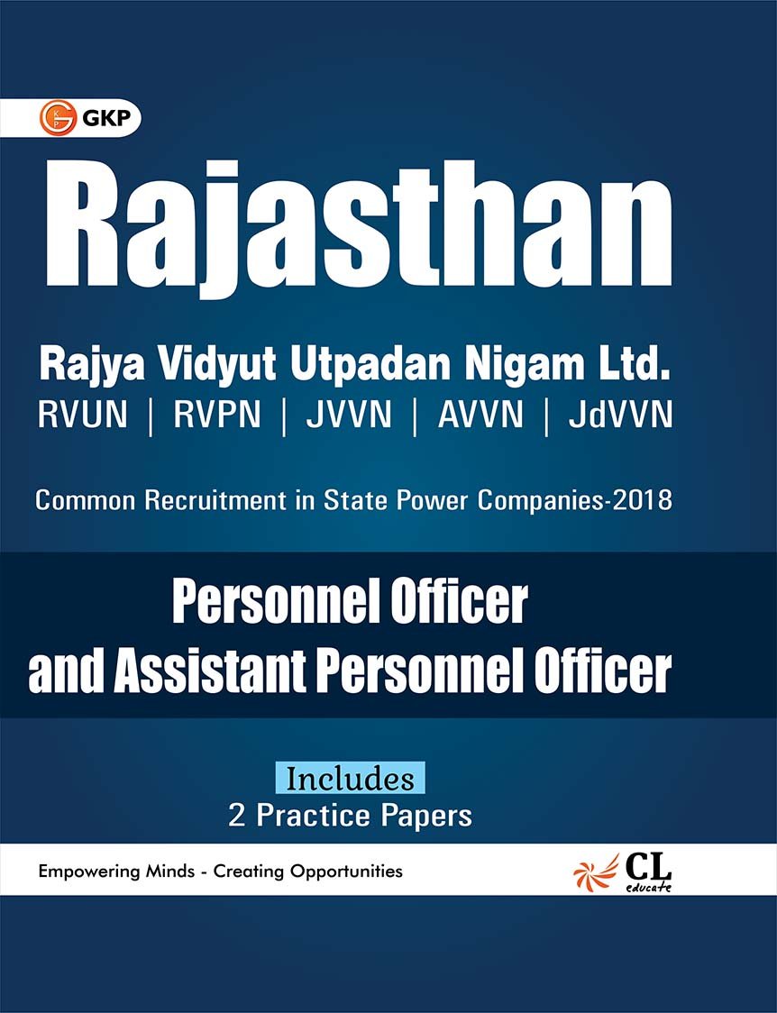 Rajasthan Personnel Officer And Assistant Personnel Officer 2018