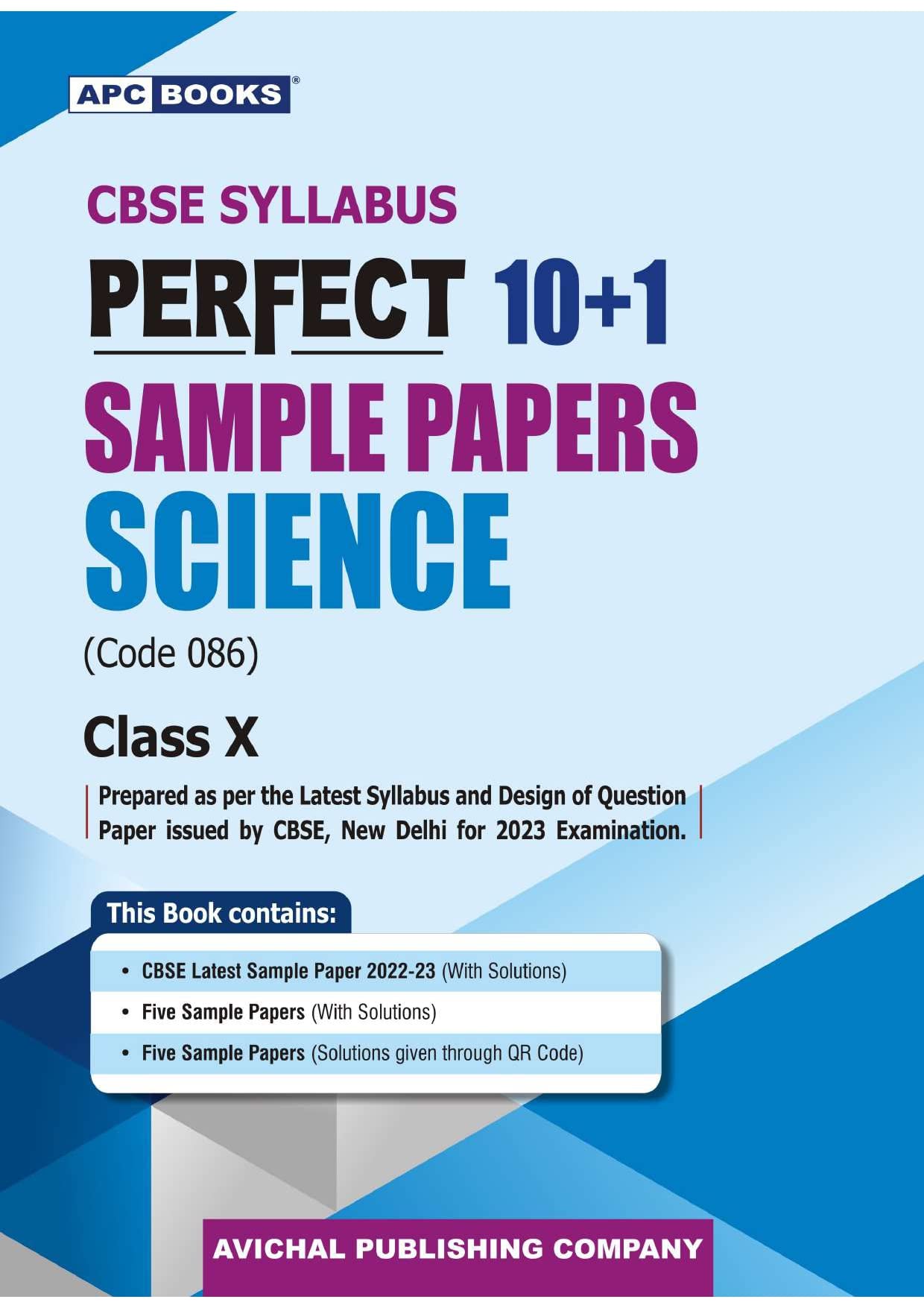 Perfect 10+1 Sample Paper Science Class X (2023)