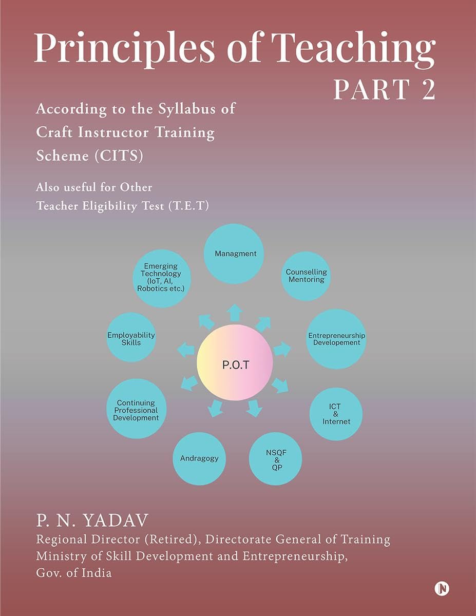 Principles of Teaching PART 2 : According to the syllabus of Craft Instructor Training scheme (CITS)