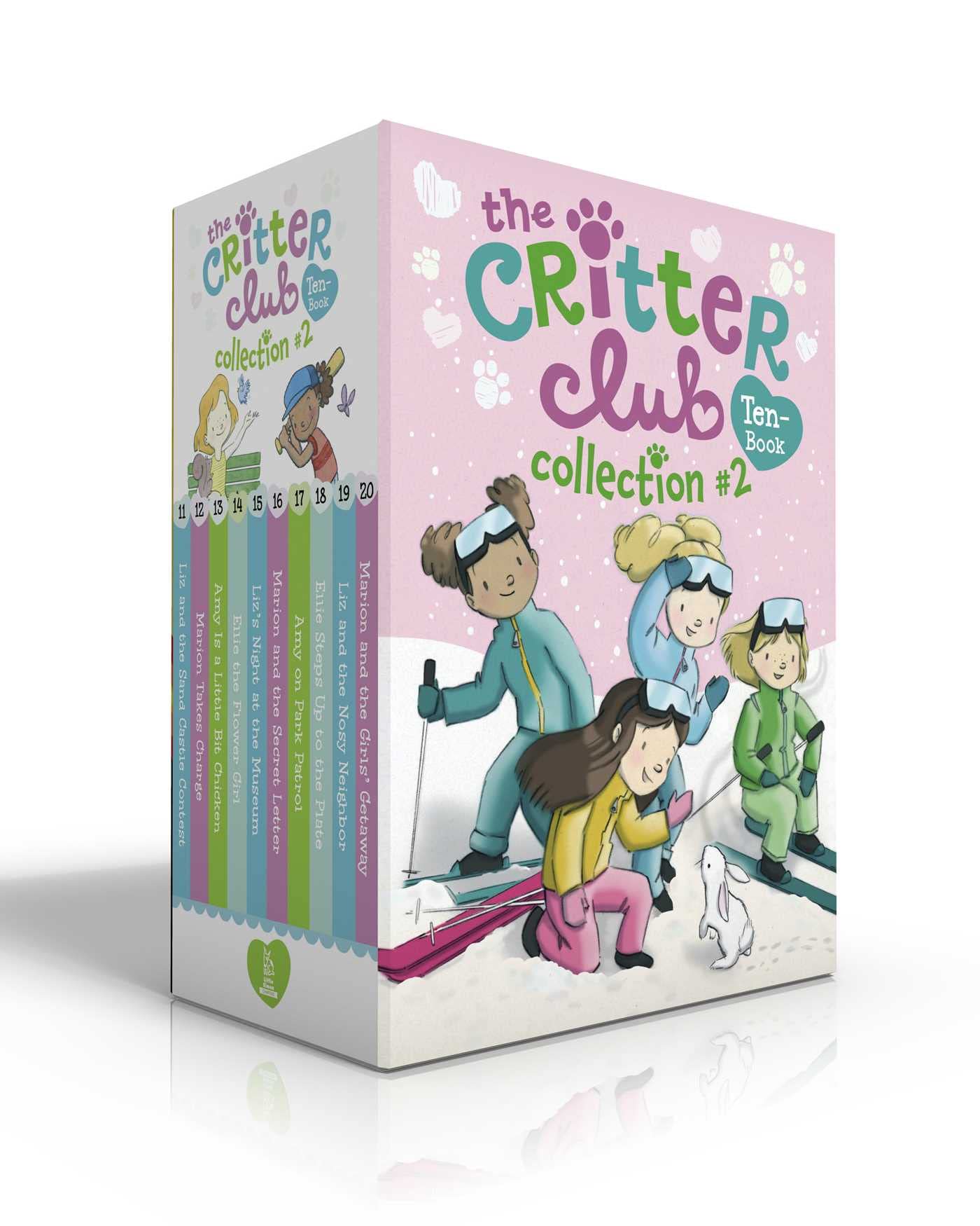 The Critter Club TenBook Collection #2 (Boxed Set): Liz and the Sand Castle Contest; Marion Takes Charge; Amy Is a Little Bit C
