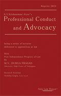 Professional Conduct And Advocacy [Hardback]